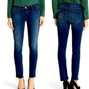L'AGENCE NWT Coco Mid Rise Slim Stretch Denim Straight Leg Jeans Size 25